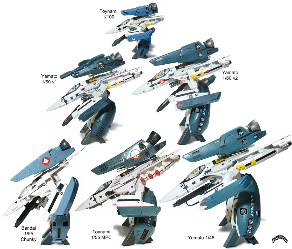 VF-1 Toy Super Comparison Post – Scorched Earth Toys